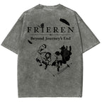 Frieren Unisex Fit Washed T-Shirt 2507030956