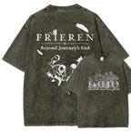 Frieren Unisex Fit Washed T-Shirt 2507030956