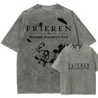 Frieren Unisex Fit Washed T-Shirt 2507030956