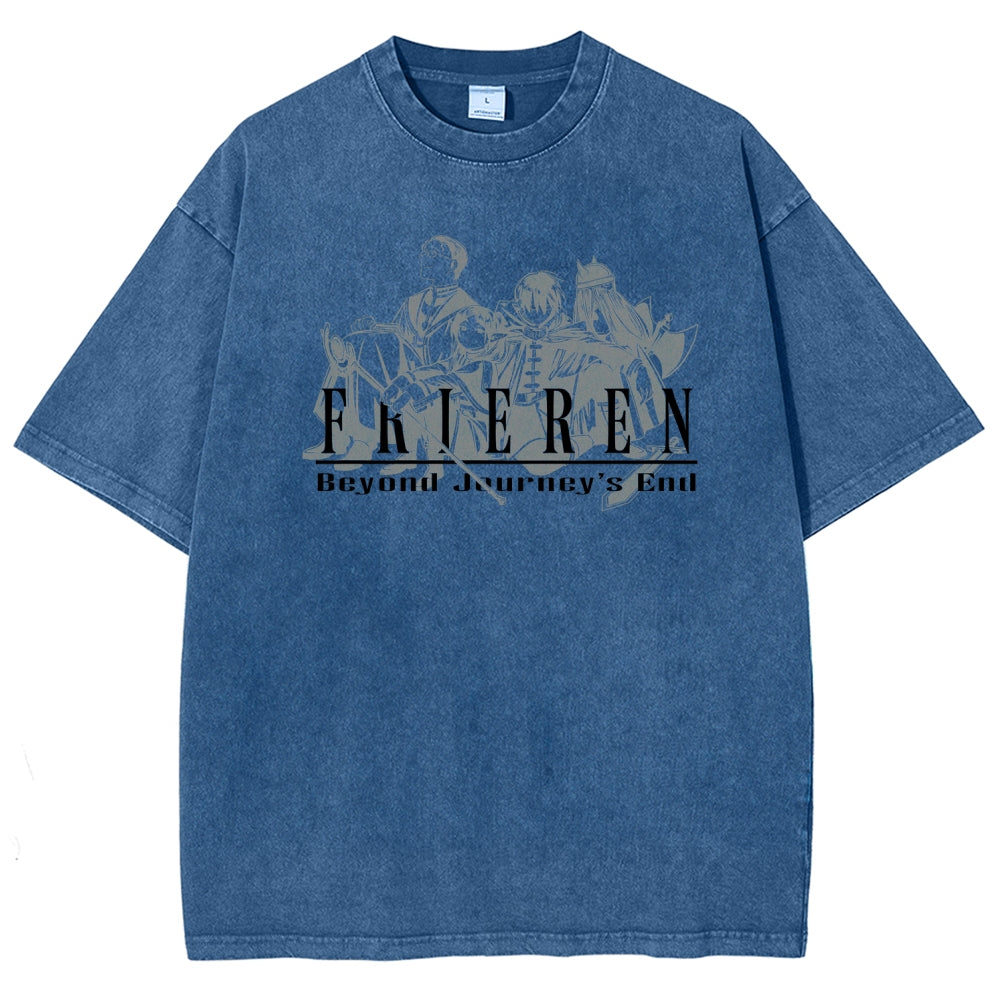 Frieren Unisex Fit Washed T-Shirt 2507030956
