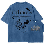 Frieren Unisex Fit Washed T-Shirt 2507030956