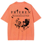 Frieren Unisex Fit Washed T-Shirt 2507030956