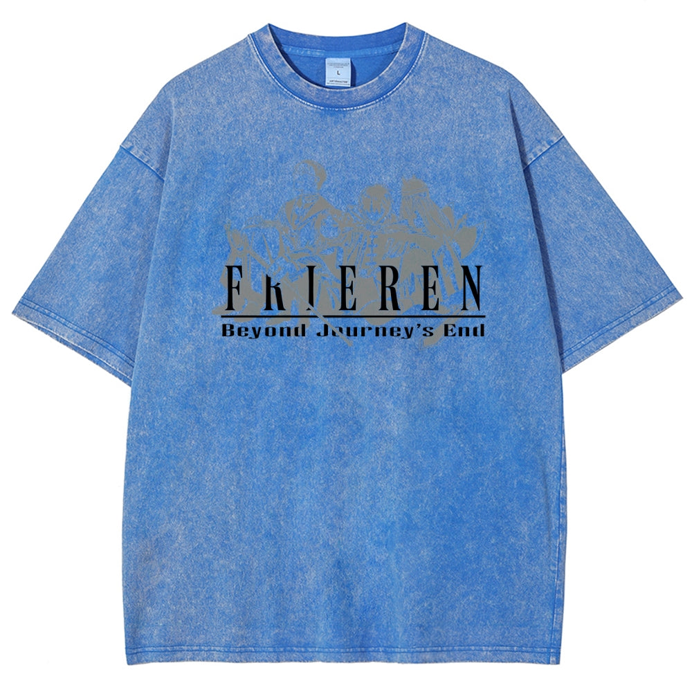 Frieren Unisex Fit Washed T-Shirt 2507030956