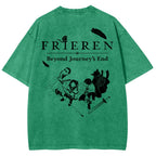 Frieren Unisex Fit Washed T-Shirt 2507030956