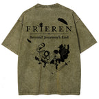 Frieren Unisex Fit Washed T-Shirt 2507030956