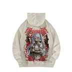 Frieren Casual Washed Hoodie 2508007199