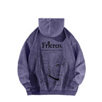 Frieren Casual Washed Hoodie 2508007215