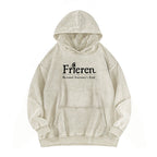 Frieren Casual Washed Hoodie 2508007215
