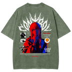 Chainsaw Man Makima Unisex Fit Washed T-Shirt 2508007831
