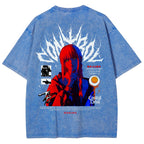 Chainsaw Man Makima Unisex Fit Washed T-Shirt 2508007831