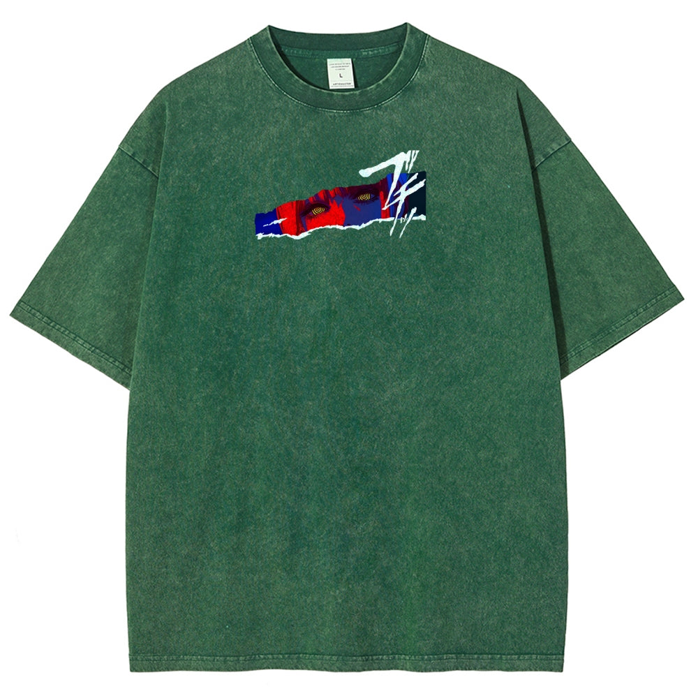 Chainsaw Man Makima Unisex Fit Washed T-Shirt 2508007831