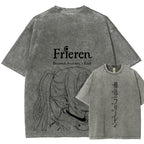 Frieren Unisex Fit Washed T-Shirt 2508014532