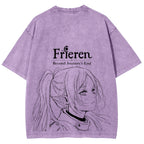 Frieren Unisex Fit Washed T-Shirt 2508014532
