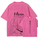 Frieren Unisex Fit Washed T-Shirt 2508014532