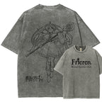 Frieren Unisex Fit Washed T-Shirt 2508014535