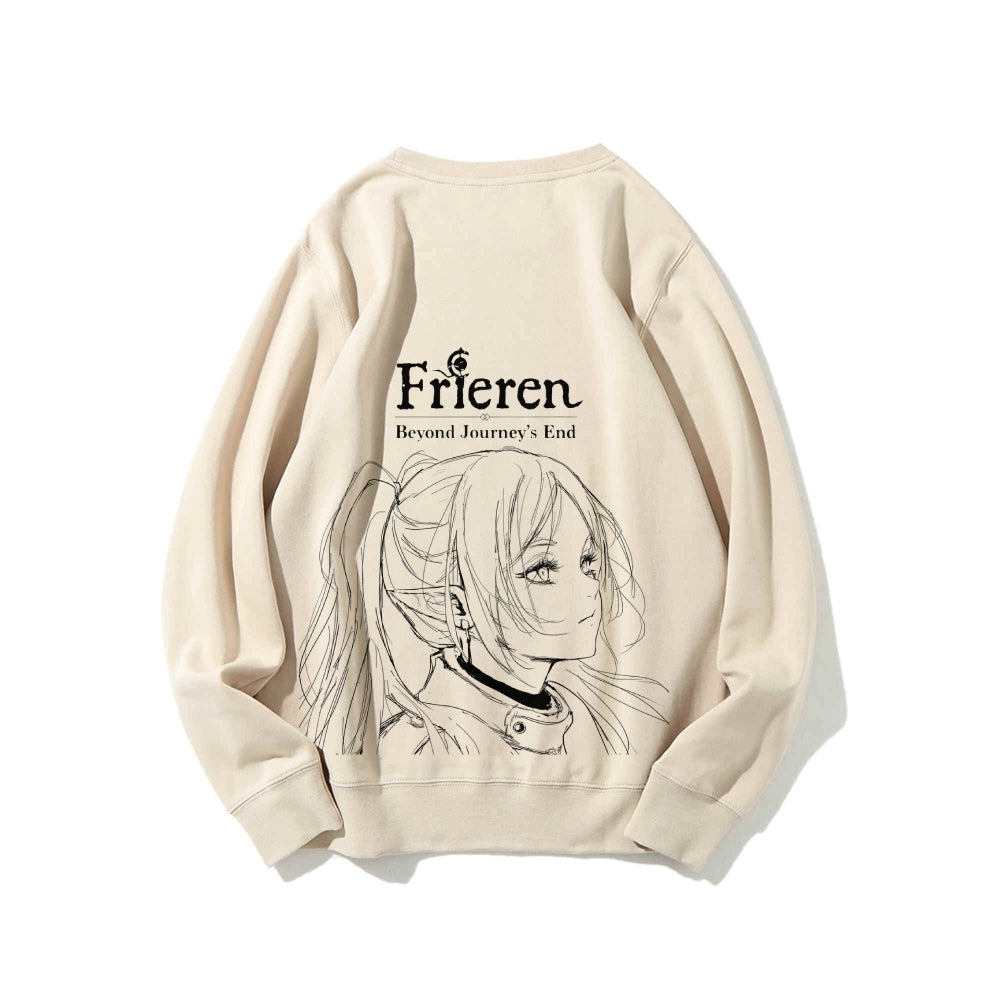 Frieren Casual Crewneck Sweatshirt 2508014536