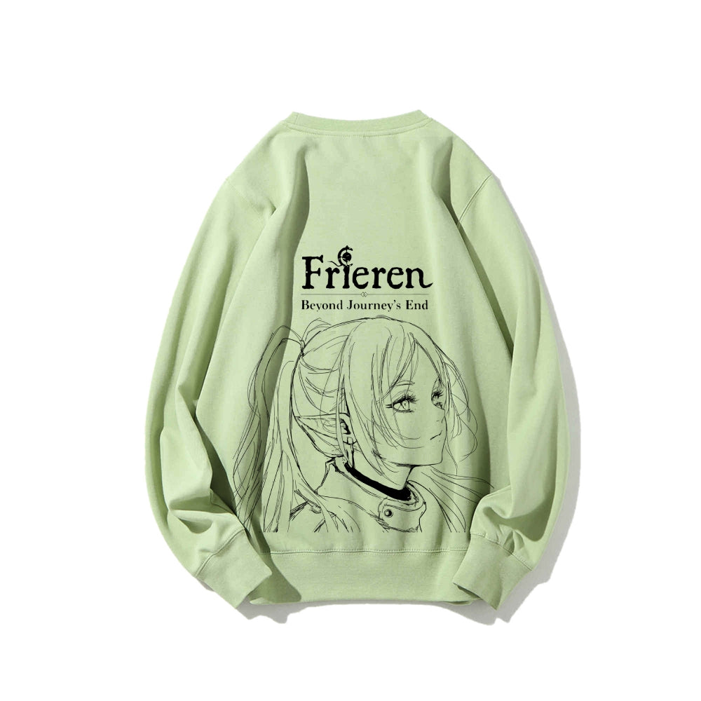 Frieren Casual Crewneck Sweatshirt 2508014536