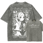 Frieren Unisex Fit Washed T-Shirt 2508014803