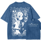 Frieren Unisex Fit Washed T-Shirt 2508014803