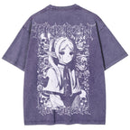 Frieren Unisex Fit Washed T-Shirt 2508014803
