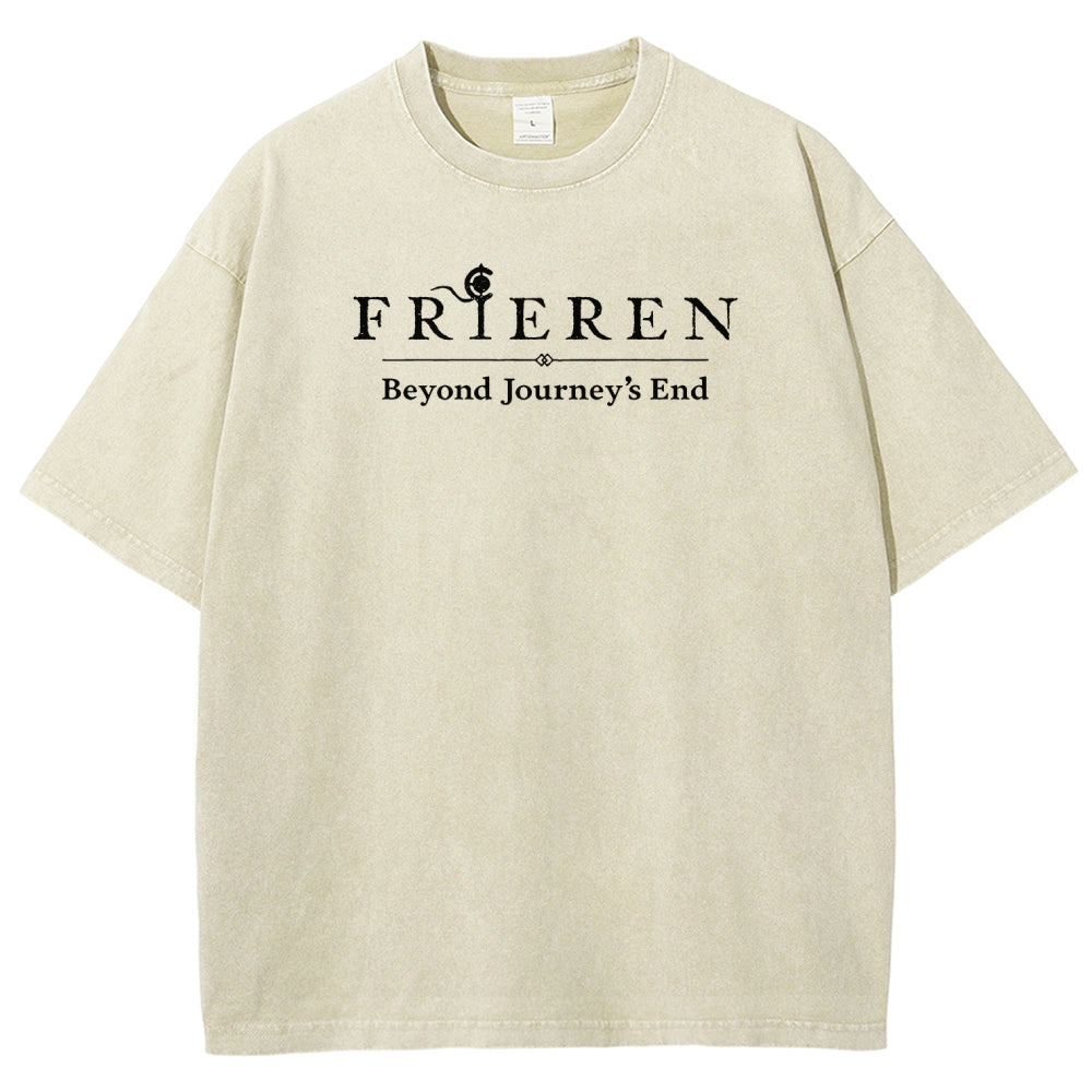 Frieren Unisex Fit Washed T-Shirt 2508014803
