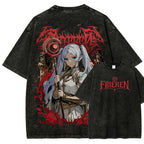 Frieren Unisex Fit Washed T-Shirt 2508014804