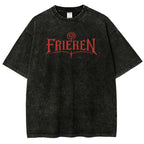 Frieren Unisex Fit Washed T-Shirt 2508014804