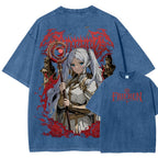 Frieren Unisex Fit Washed T-Shirt 2508014804