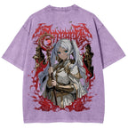 Frieren Unisex Fit Washed T-Shirt 2508014804