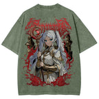 Frieren Unisex Fit Washed T-Shirt 2508014804