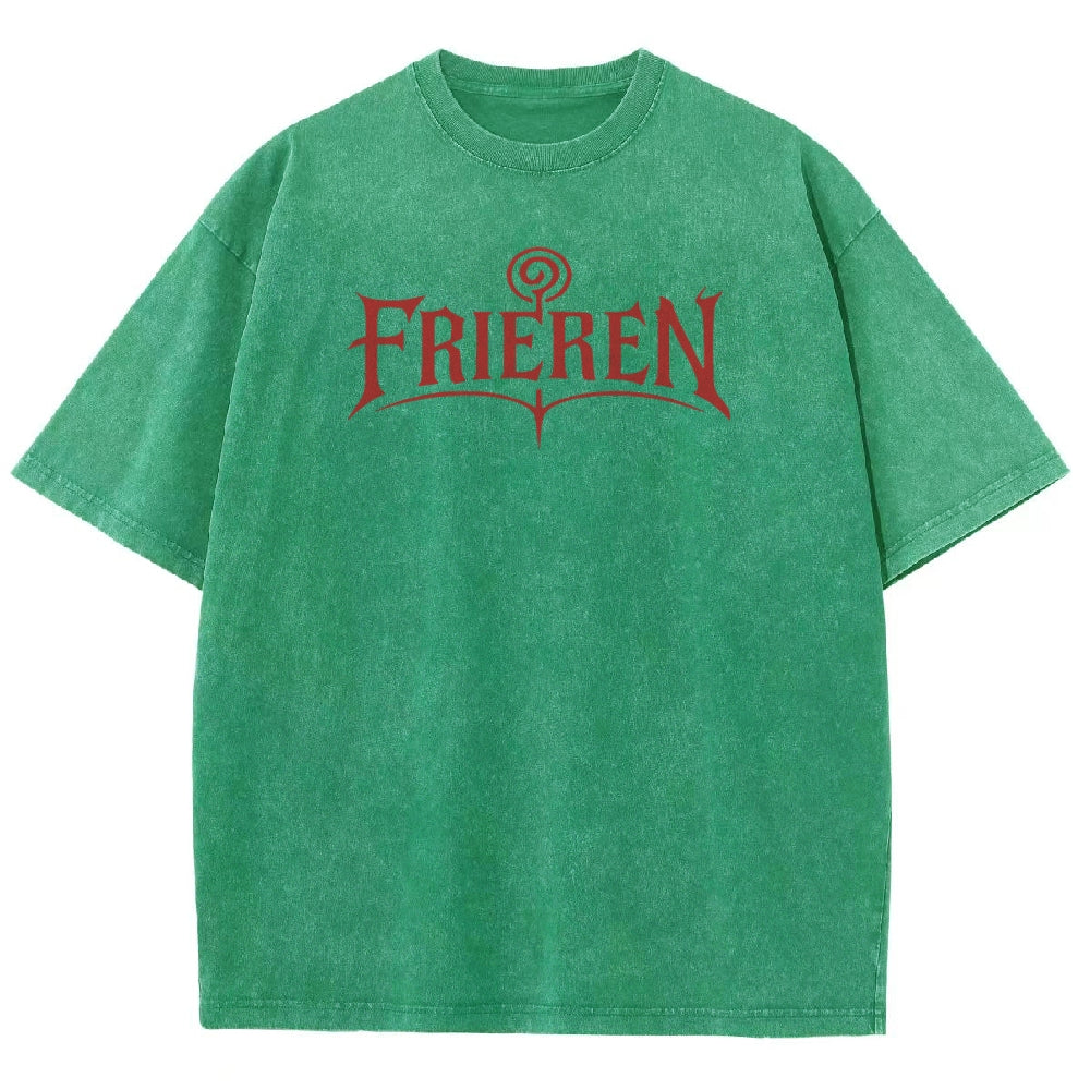 Frieren Unisex Fit Washed T-Shirt 2508014804