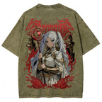 Frieren Unisex Fit Washed T-Shirt 2508014804