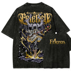 Frieren Unisex Fit Washed T-Shirt 2508014807