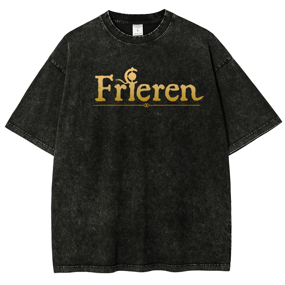 Frieren Unisex Fit Washed T-Shirt 2508014807