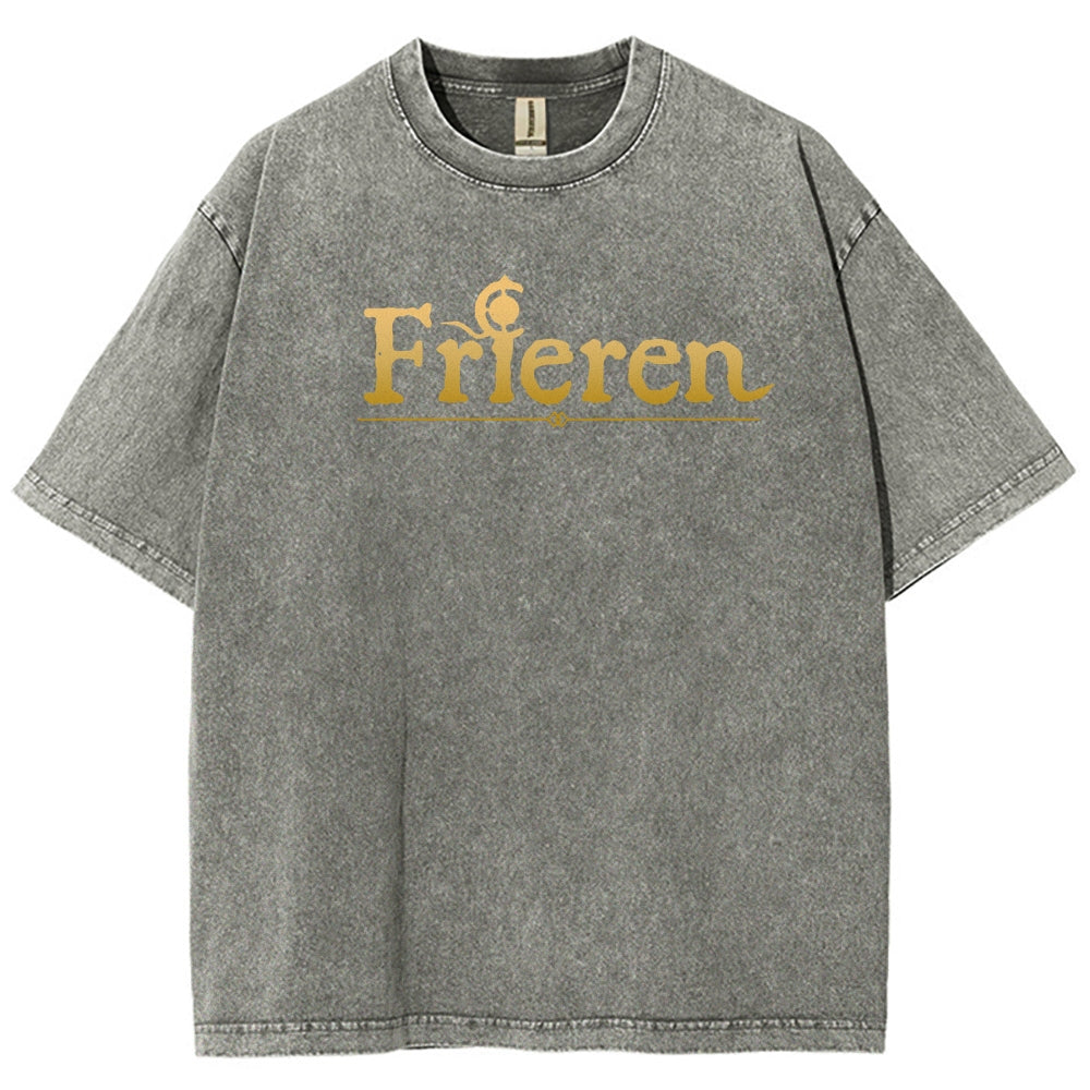 Frieren Unisex Fit Washed T-Shirt 2508014807