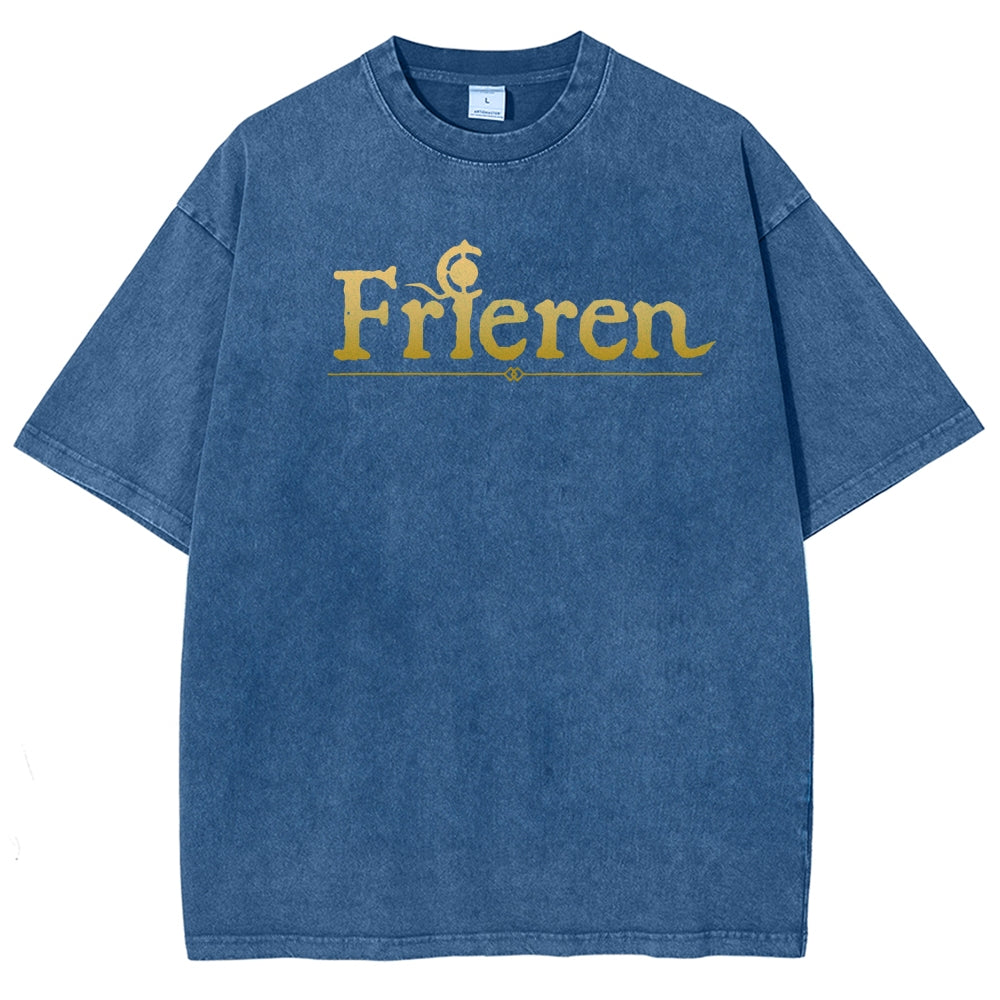 Frieren Unisex Fit Washed T-Shirt 2508014807