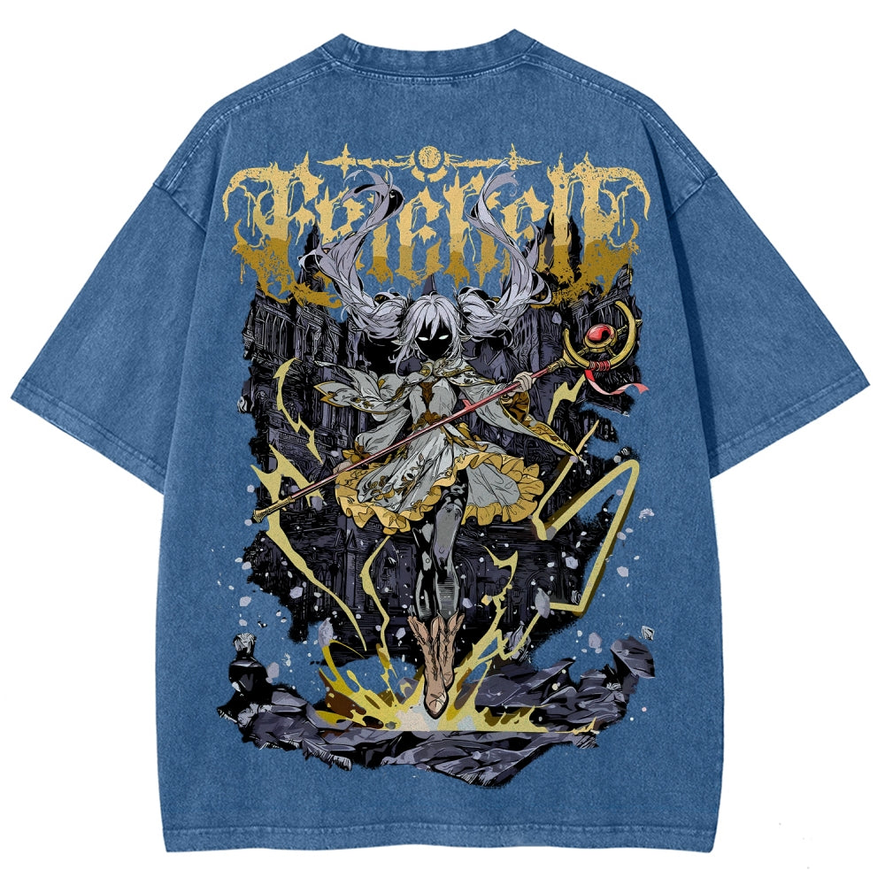 Frieren Unisex Fit Washed T-Shirt 2508014807