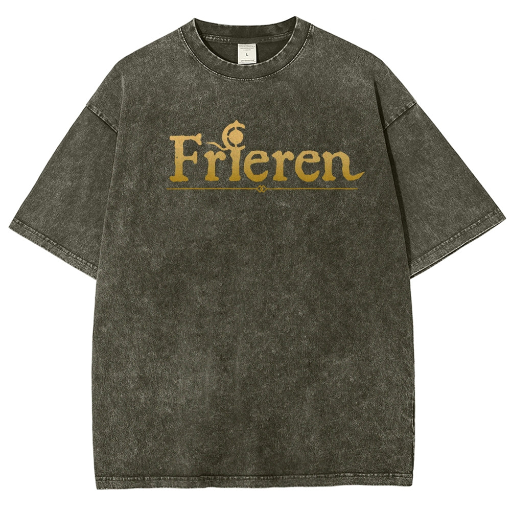 Frieren Unisex Fit Washed T-Shirt 2508014807