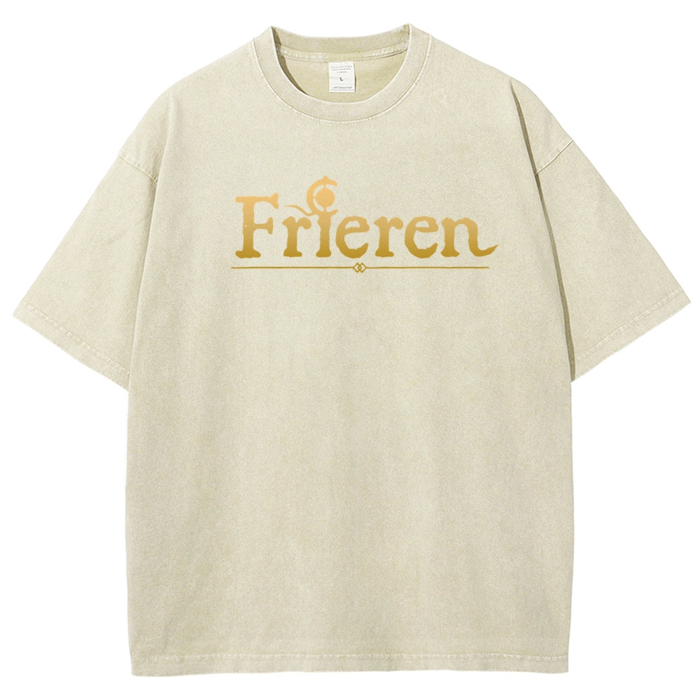 Frieren Unisex Fit Washed T-Shirt 2508014807
