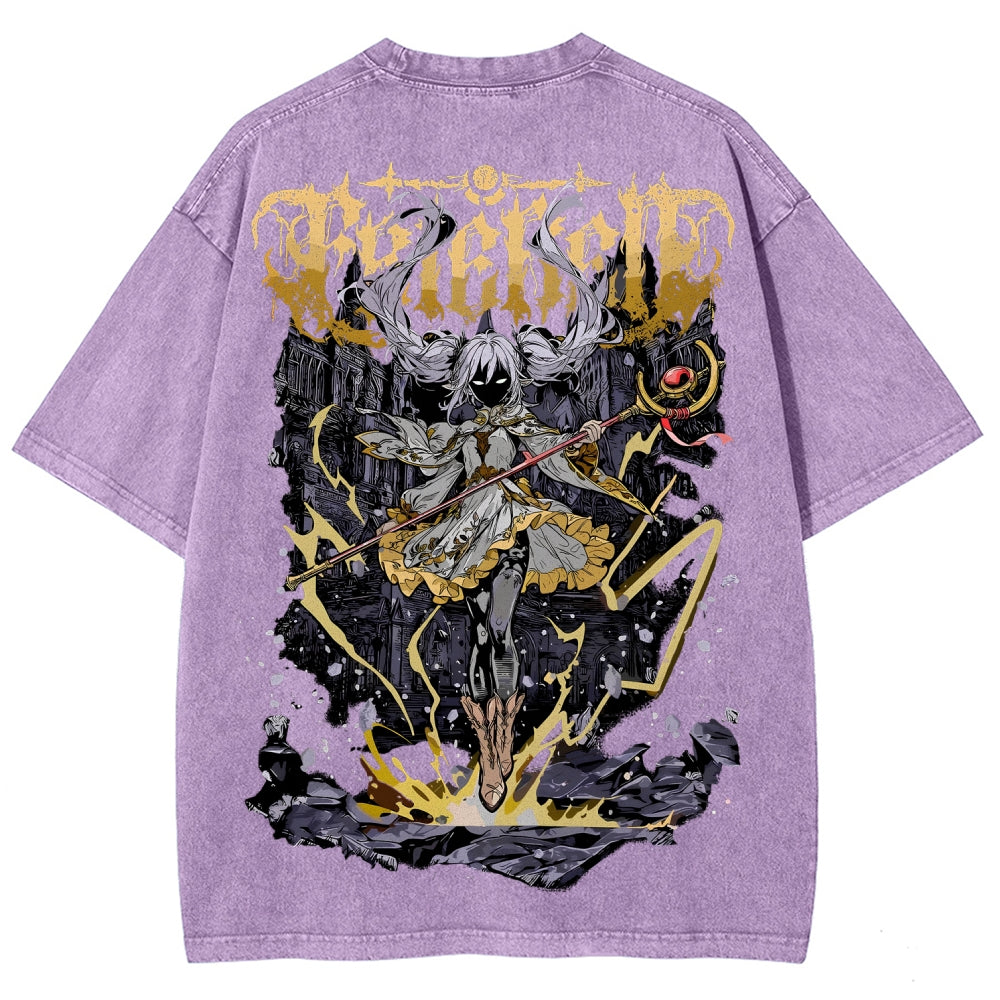 Frieren Unisex Fit Washed T-Shirt 2508014807