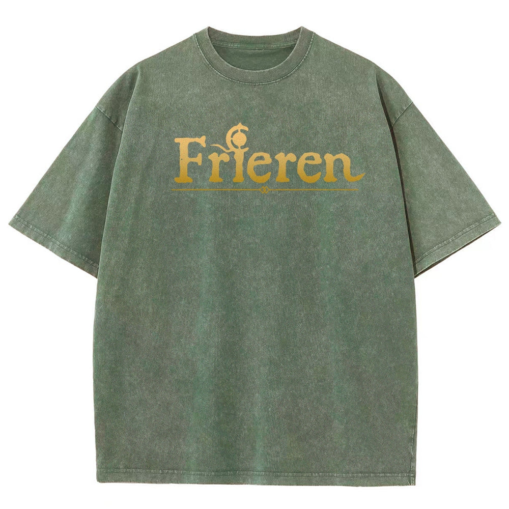 Frieren Unisex Fit Washed T-Shirt 2508014807