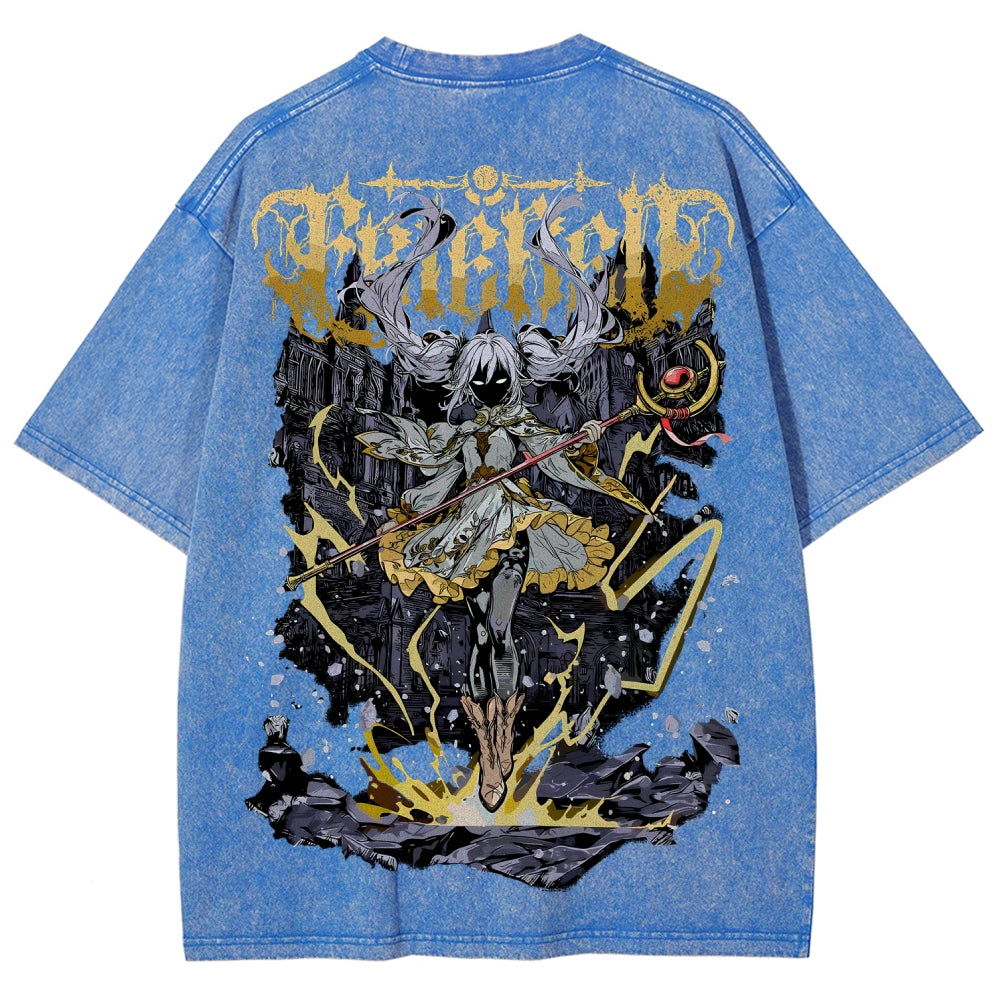 Frieren Unisex Fit Washed T-Shirt 2508014807