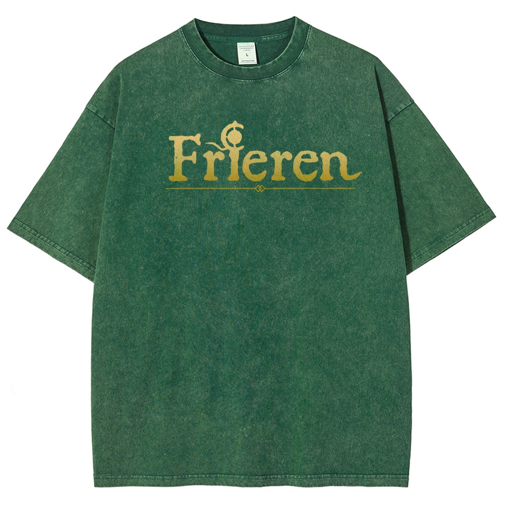 Frieren Unisex Fit Washed T-Shirt 2508014807