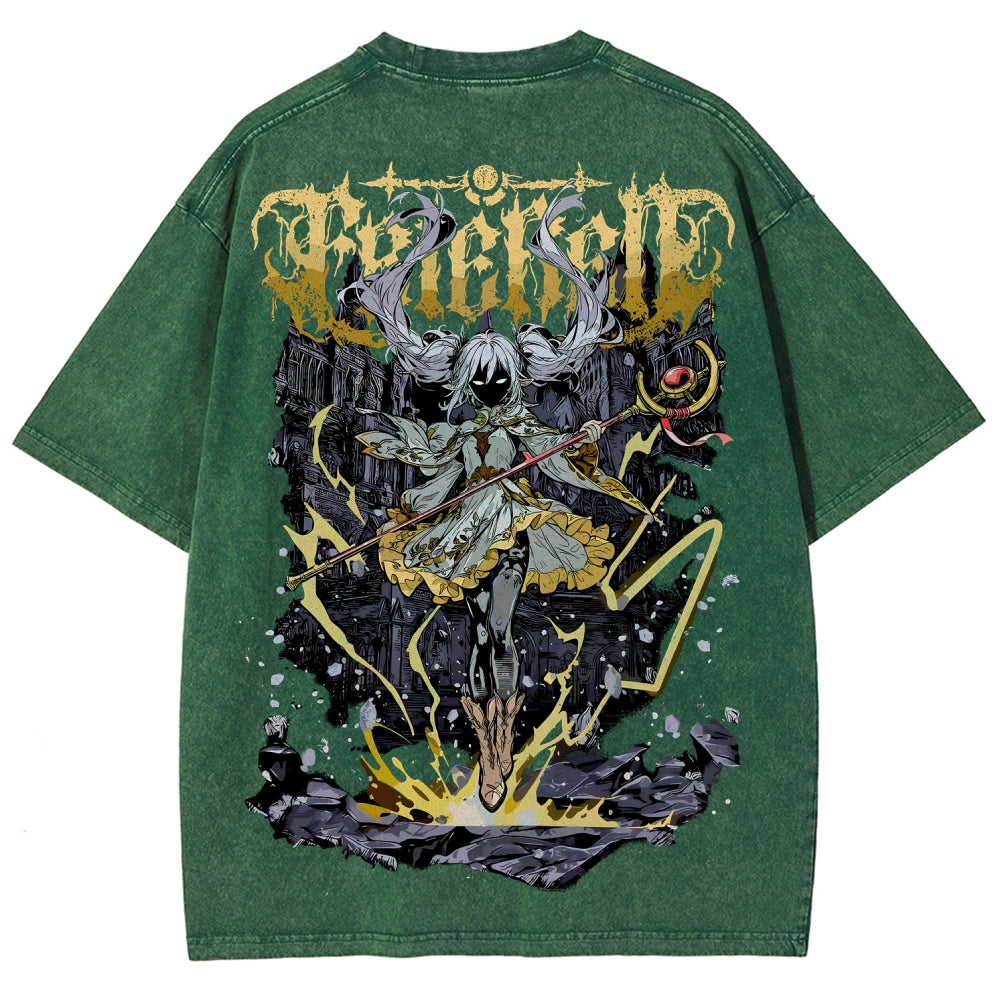 Frieren Unisex Fit Washed T-Shirt 2508014807