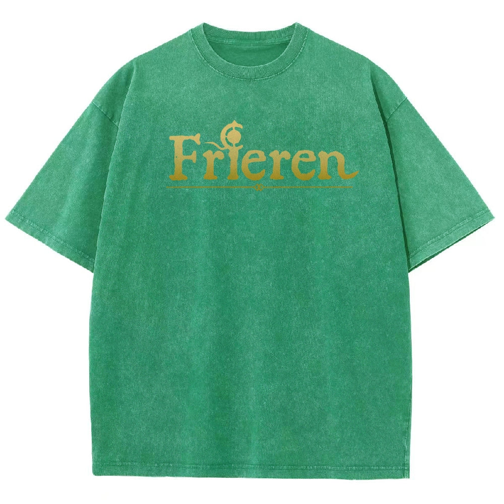Frieren Unisex Fit Washed T-Shirt 2508014807