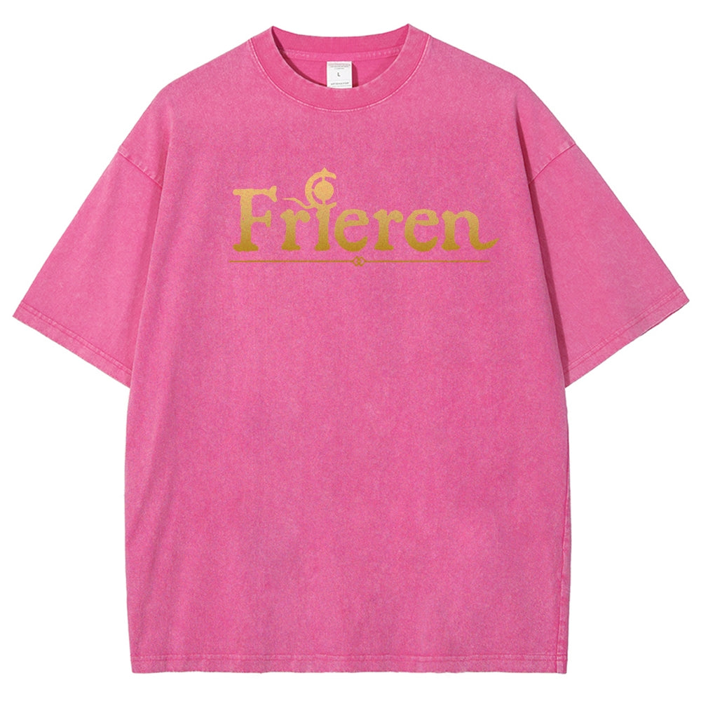 Frieren Unisex Fit Washed T-Shirt 2508014807