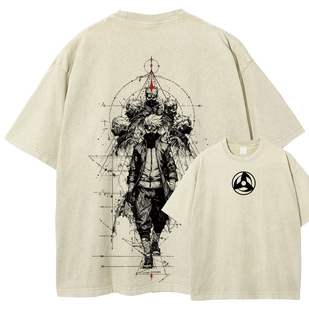 Naruto Unisex Fit Washed T-Shirt 2508017087