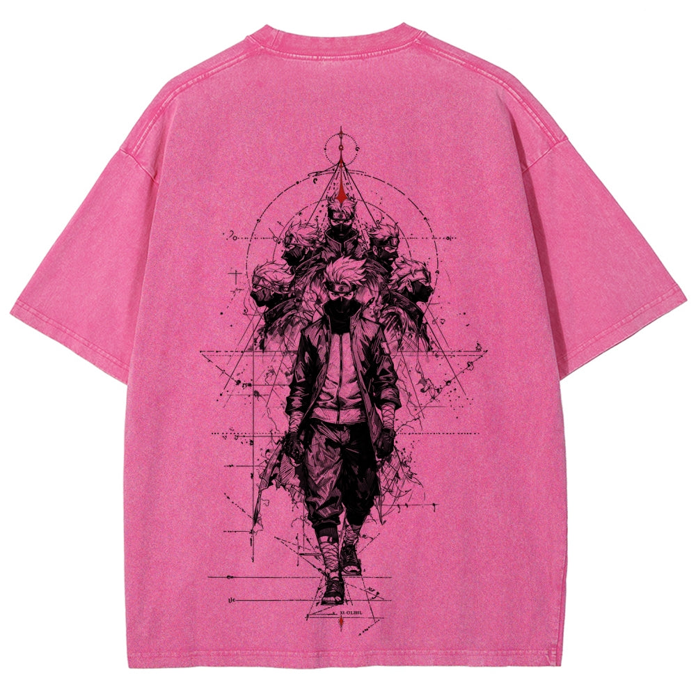 Naruto Unisex Fit Washed T-Shirt 2508017087