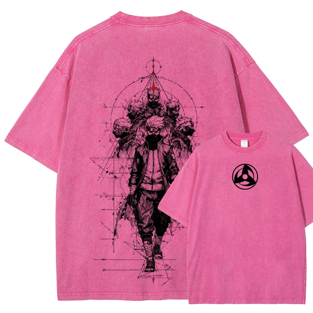 Naruto Unisex Fit Washed T-Shirt 2508017087
