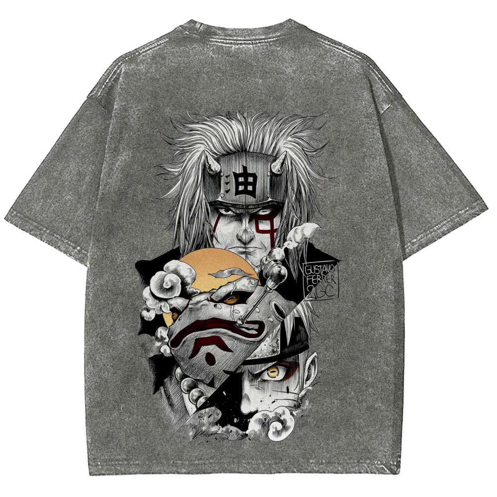 Naruto Unisex Fit Washed T-Shirt 2508017672